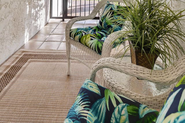 Private front patio to enjoy