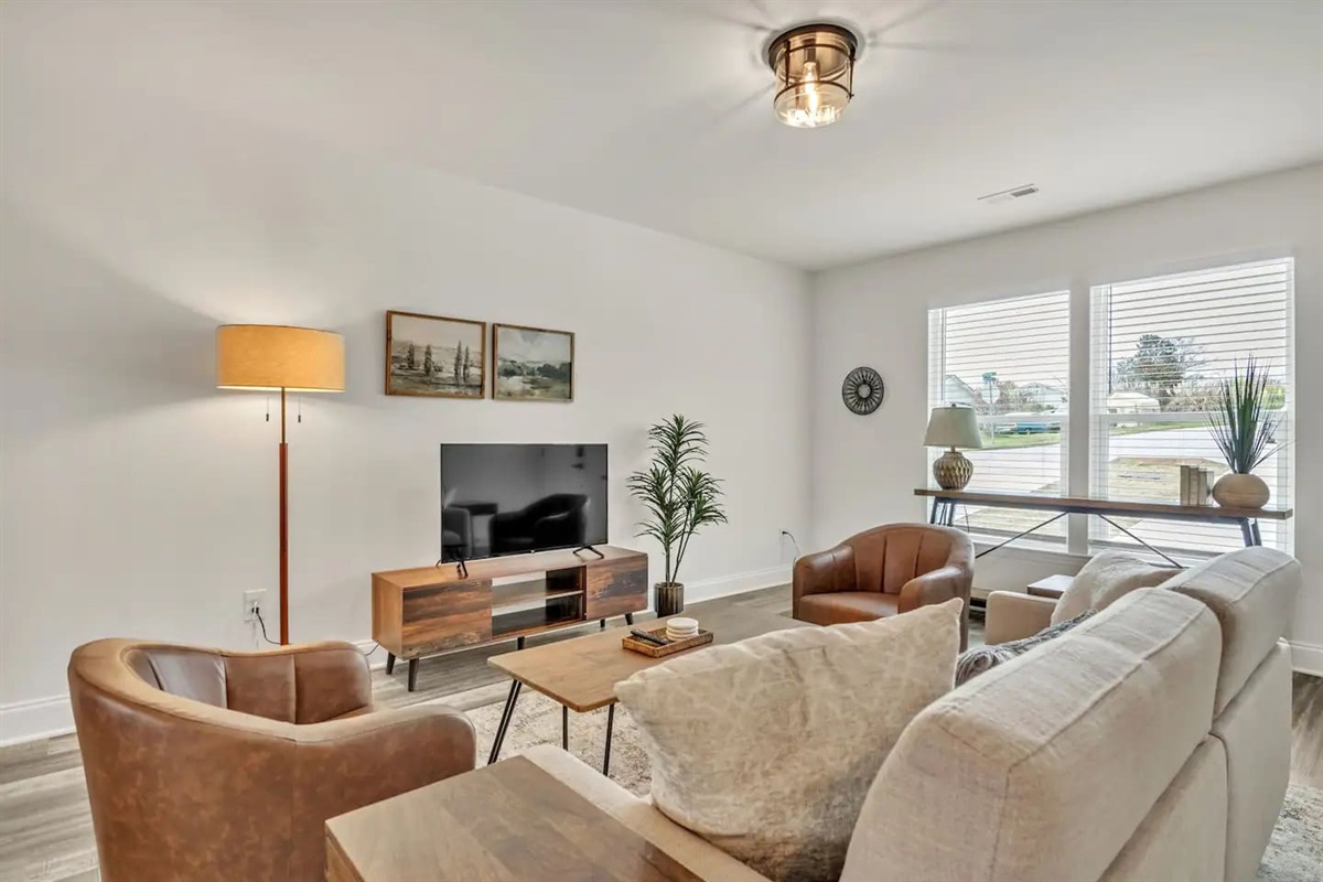 Left side of duplex - Living Room