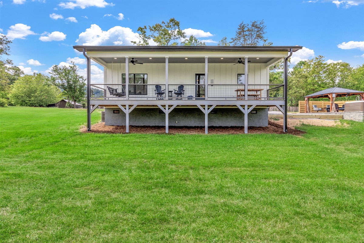 Back view of House