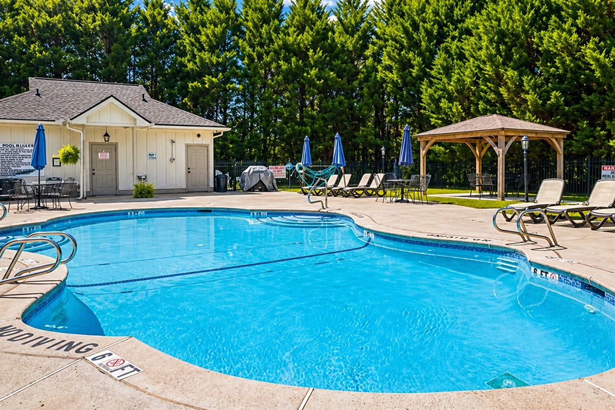 Access to the community pool in Innsbruck