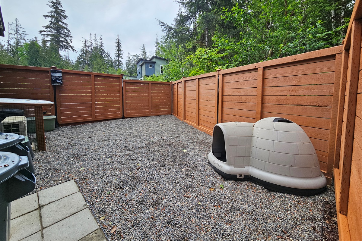 A safe place for Fido while dining out or hiking trails too daunting for pets