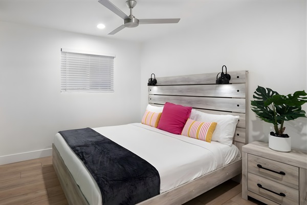 Fun pops of color in every bedroom