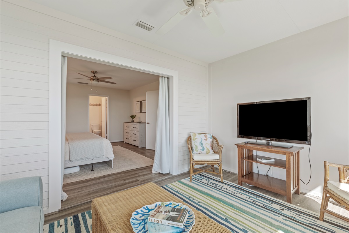 Primary Bedroom 1 Sitting Room with Sleeper Sofa