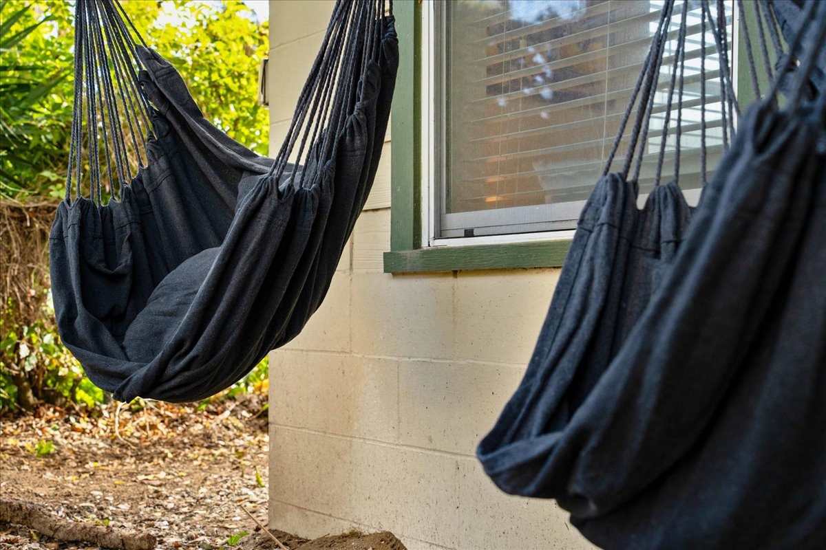 Curl up with a book, take a nap, let time slow down to a comfortable pace in your hammock