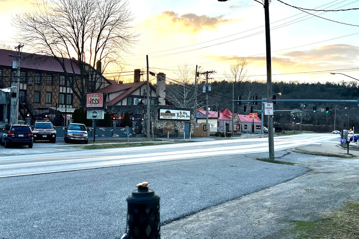Right across the street from historic Downing Street