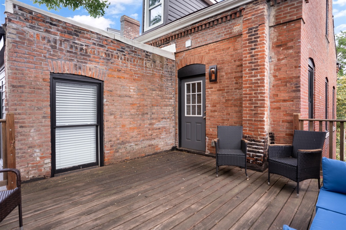 A secluded outdoor retreat reserved exclusively for guests of the primary suite.