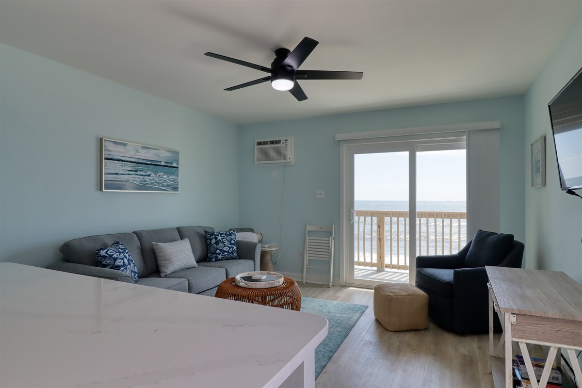 Comfortable and open Living Room