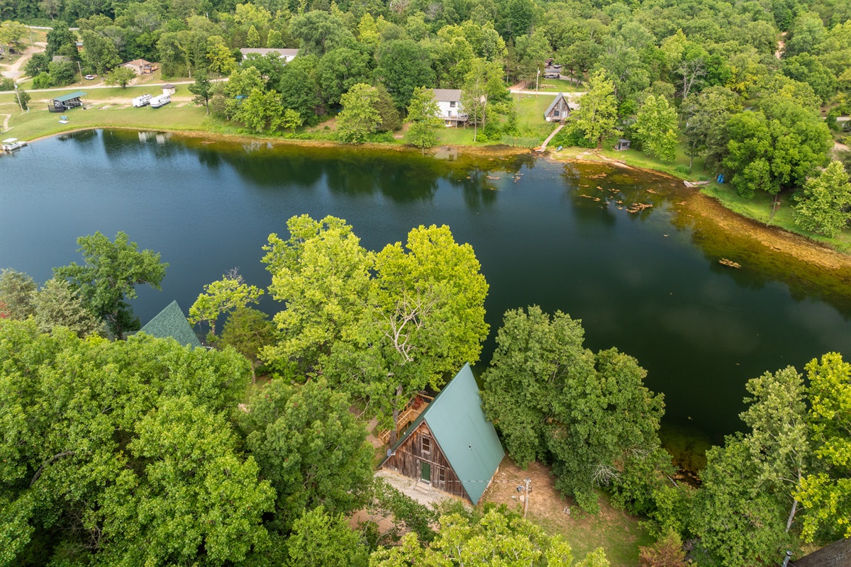 Centrally located on the lake