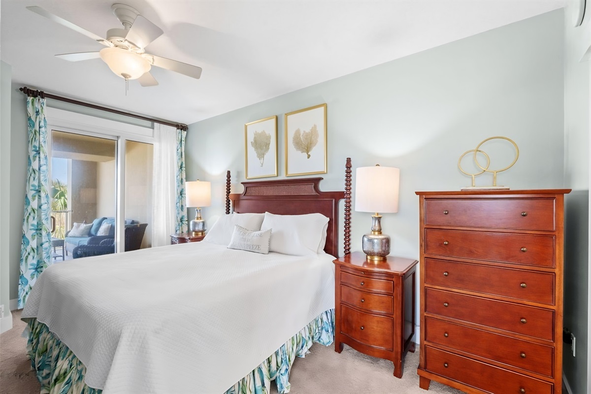 Gulf Views from Master Bedroom