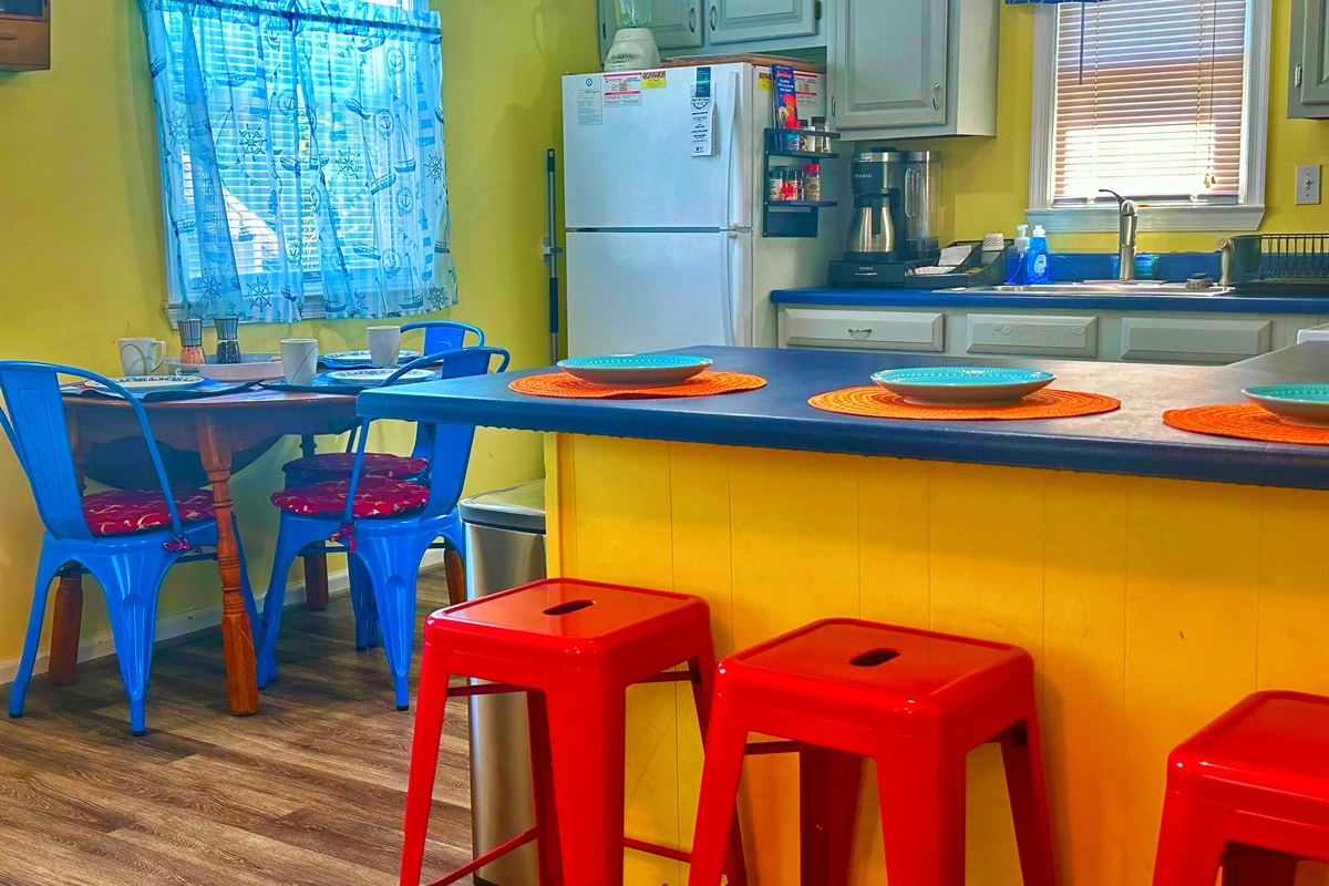 Captain's Cabin OBX — open kitchen overview