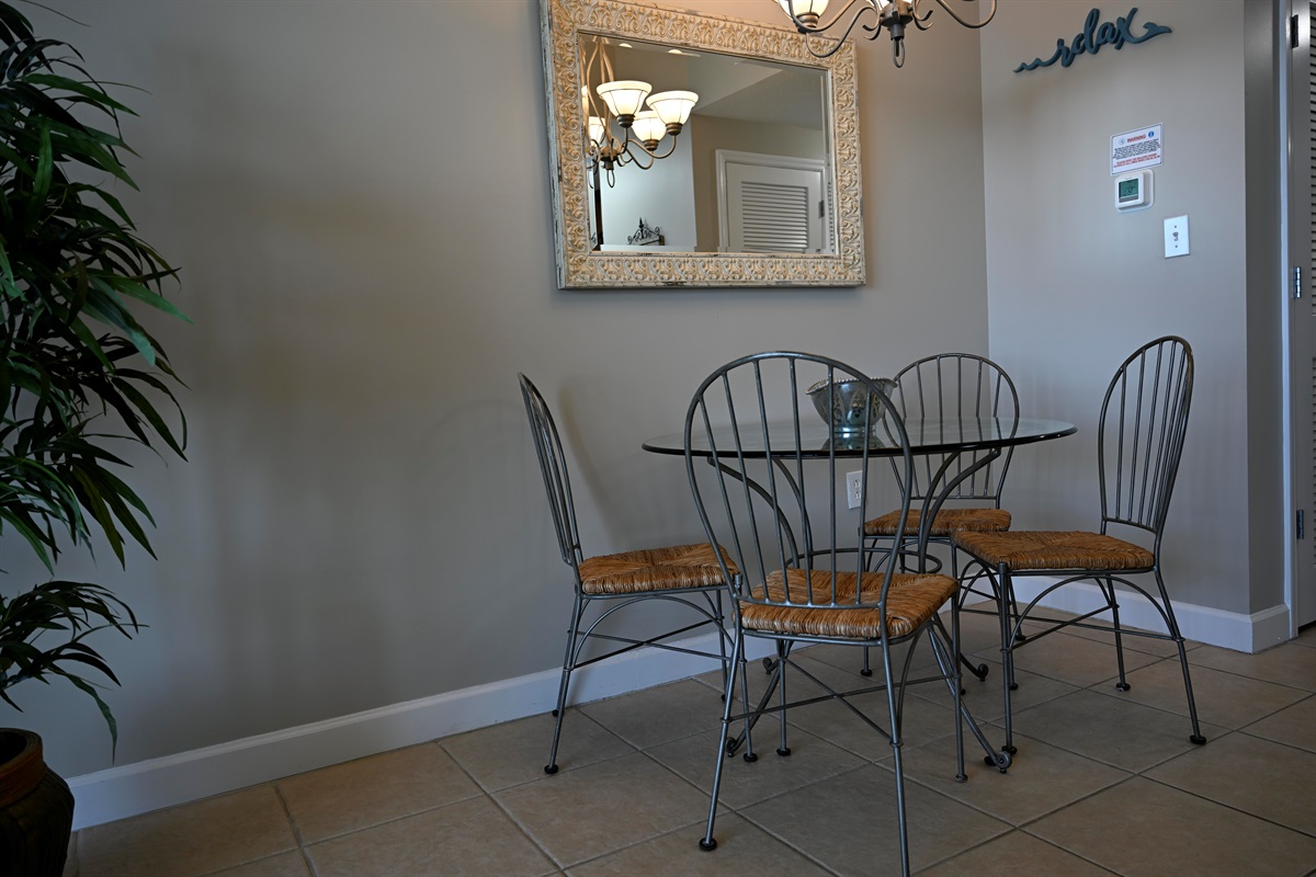 Dinning Area with Seating for (4)