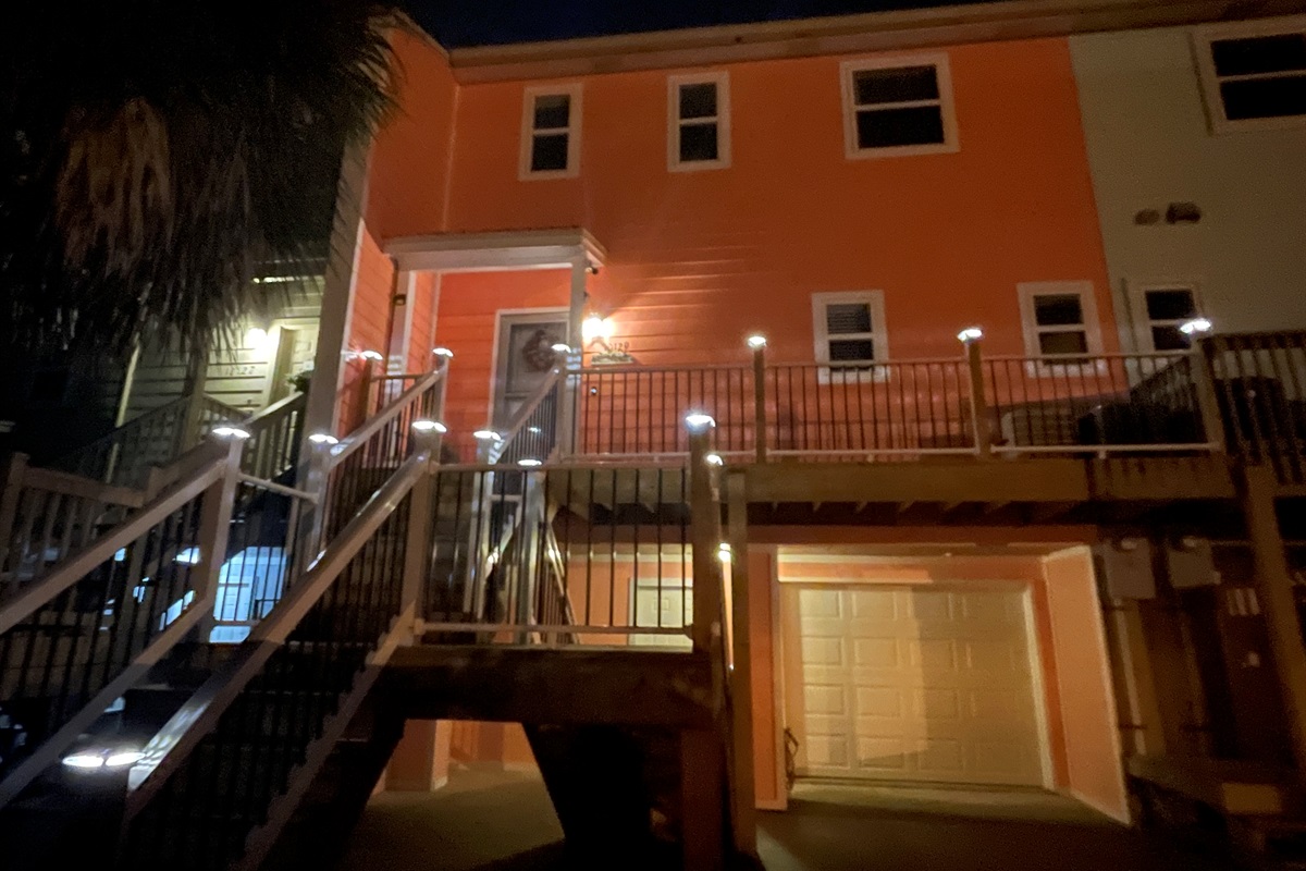 Night view of the front