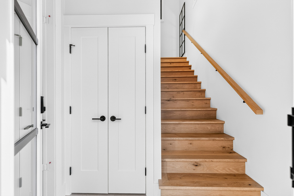 Stairs Down to the Garage