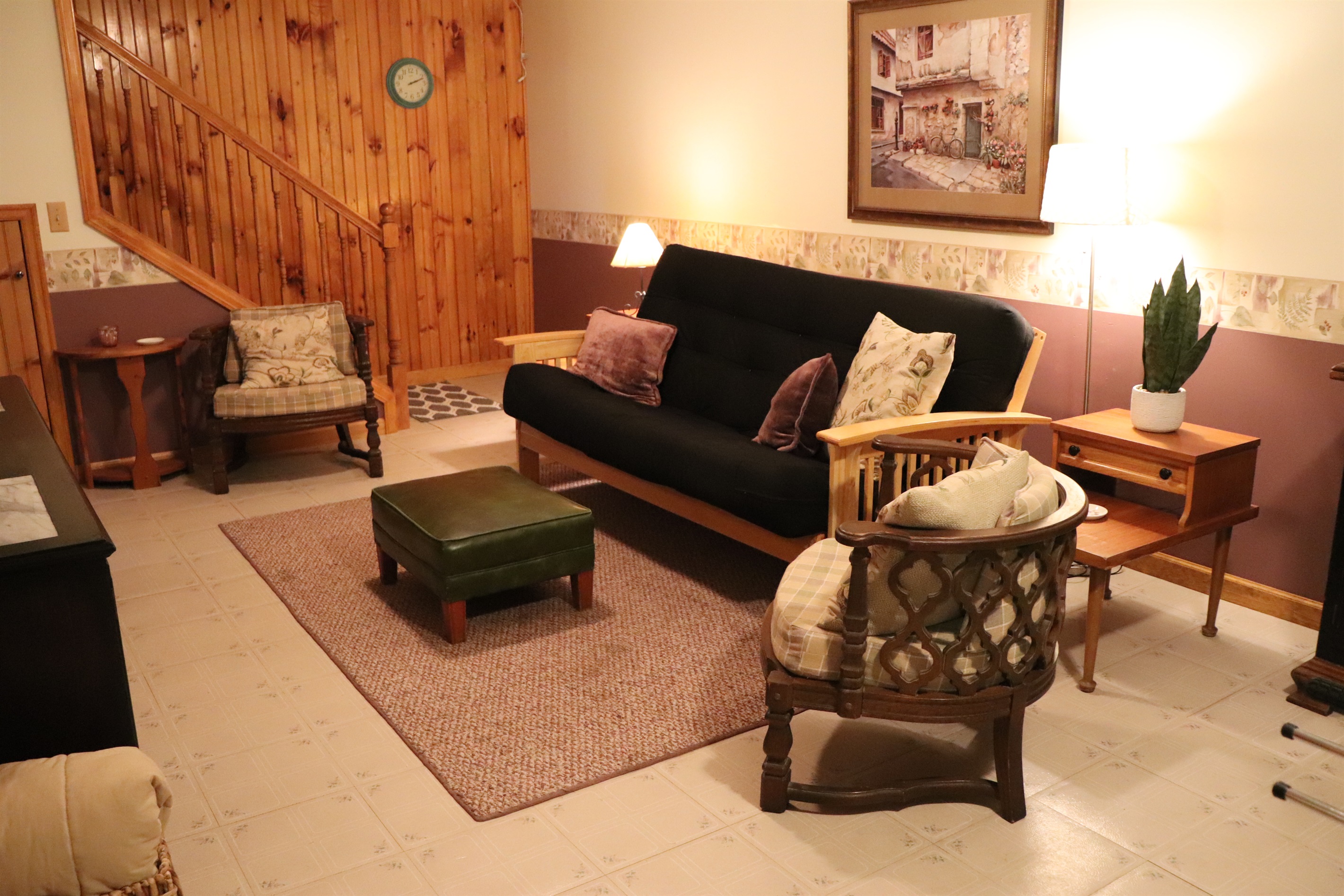 Lower level family/game room