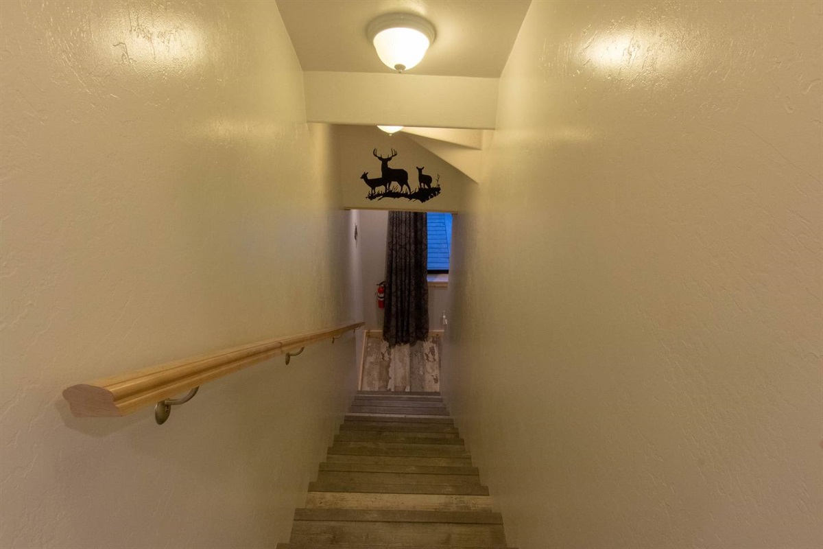 Stairway to the lower level