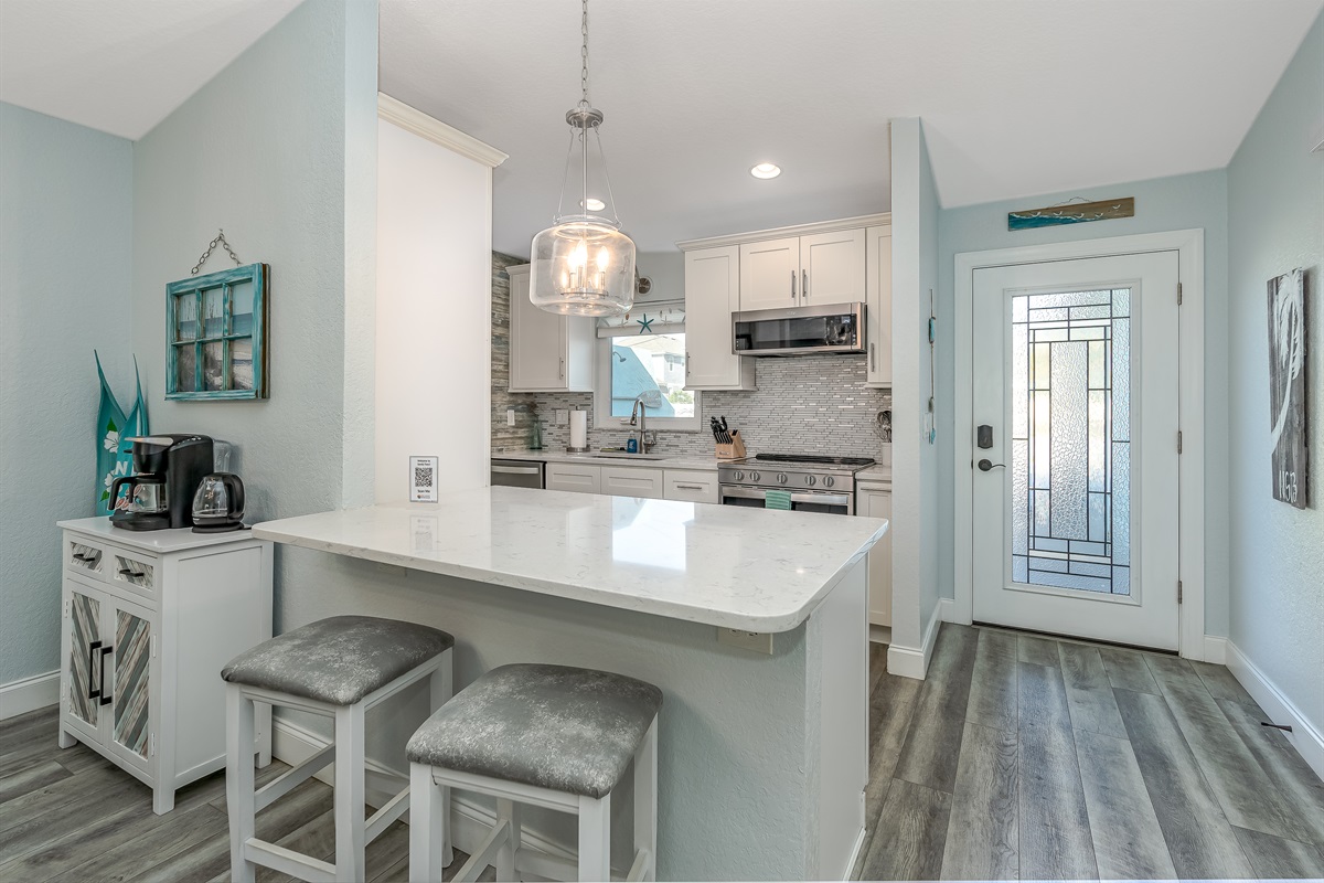 Stainless Steel Kitchen and Bar Seating