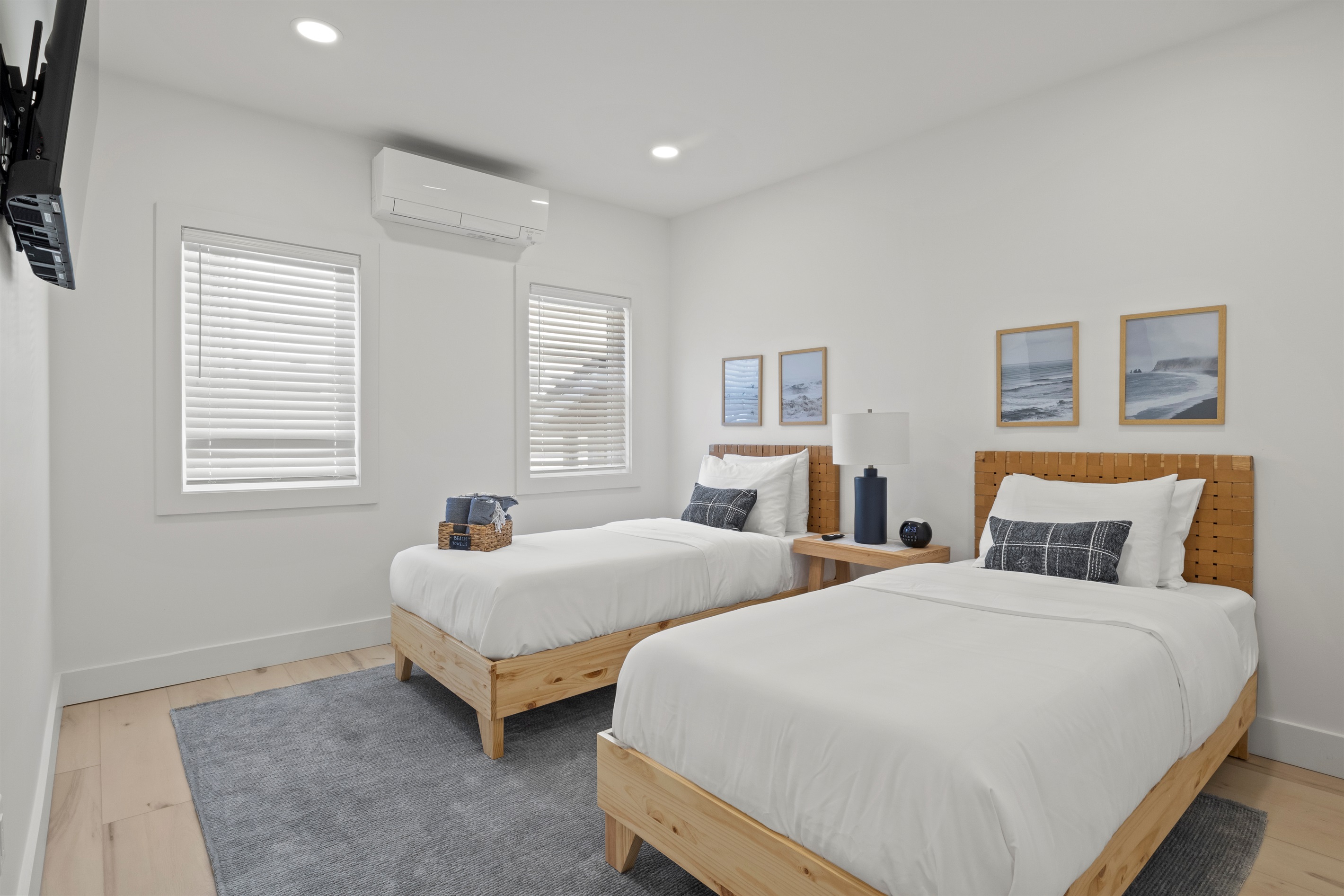 2 Adult Twin XL Beds w/ Smart TV