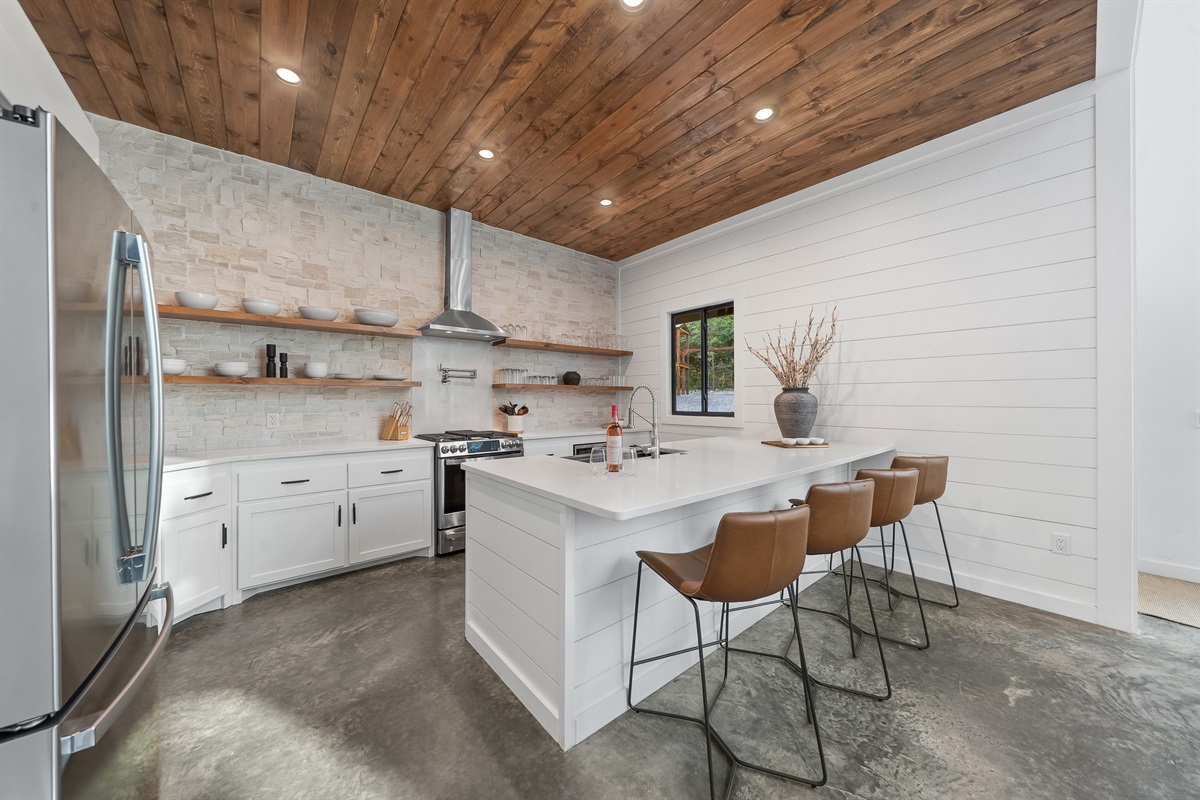 Chef's Kitchen - complete with everything you could need for a home away from hom