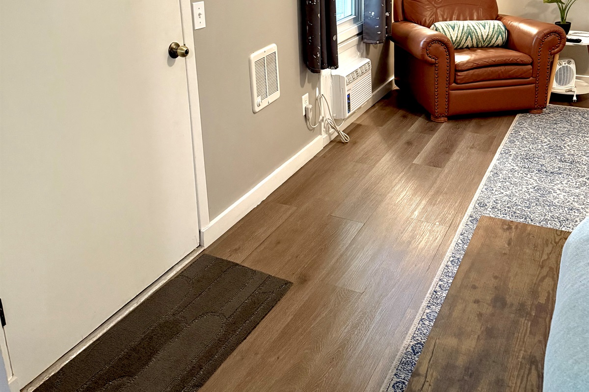 Both bedrooms have their own exterior door. 