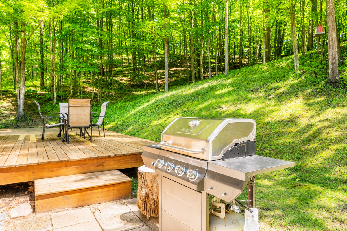 Outdoor Dining & Grill Area