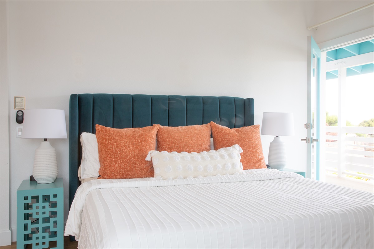 Primary bedroom with deck access