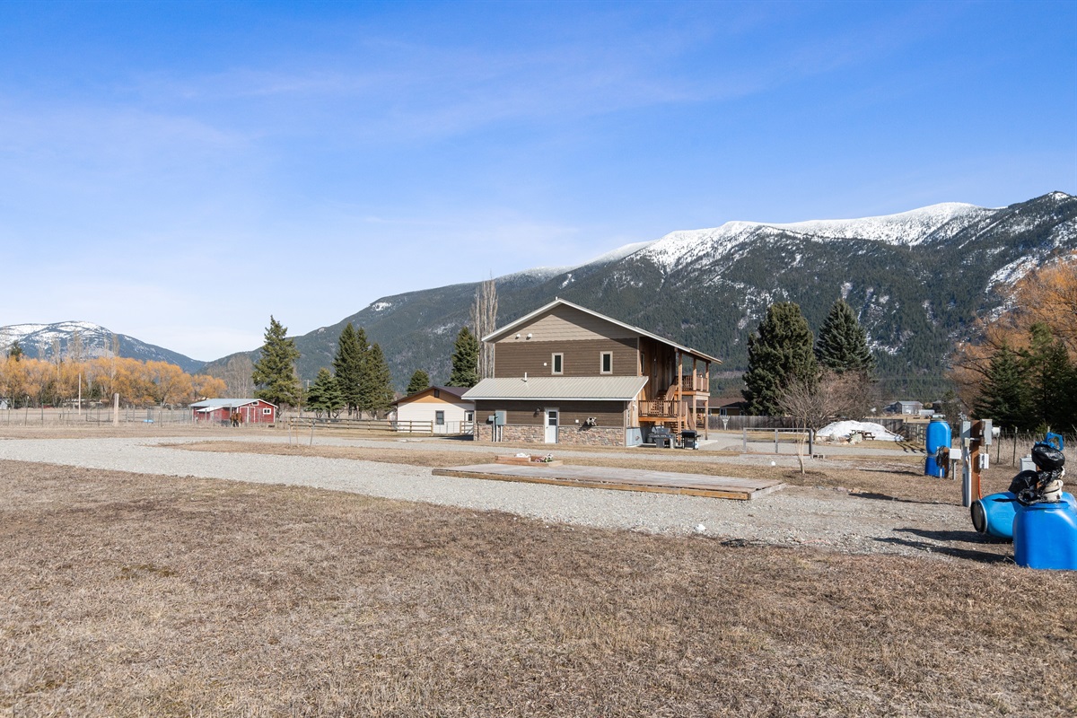 Two RV sites with full hookups that may be available for your stay if you are traveling w/ a group