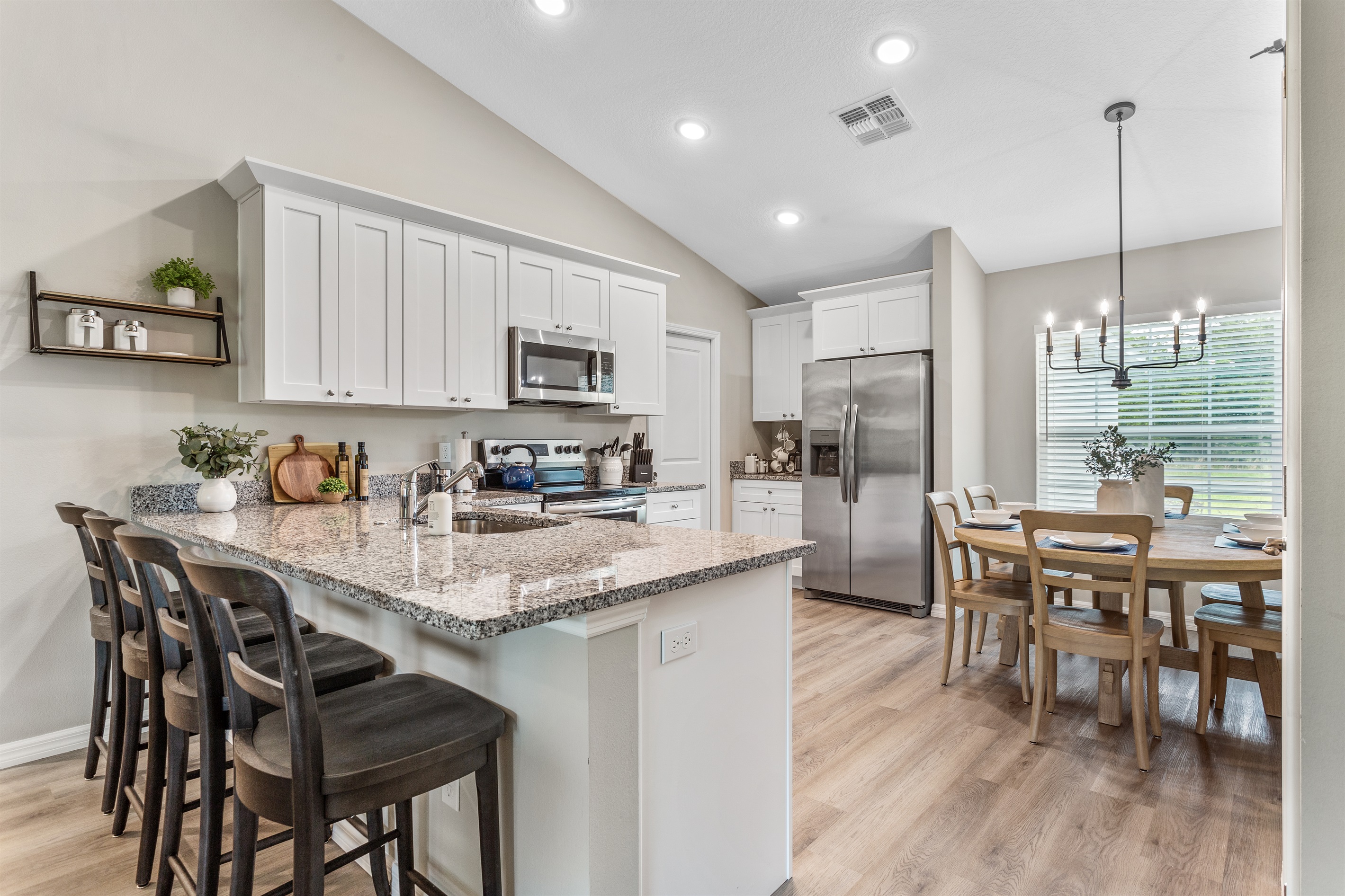 Kitchen and Dining Area