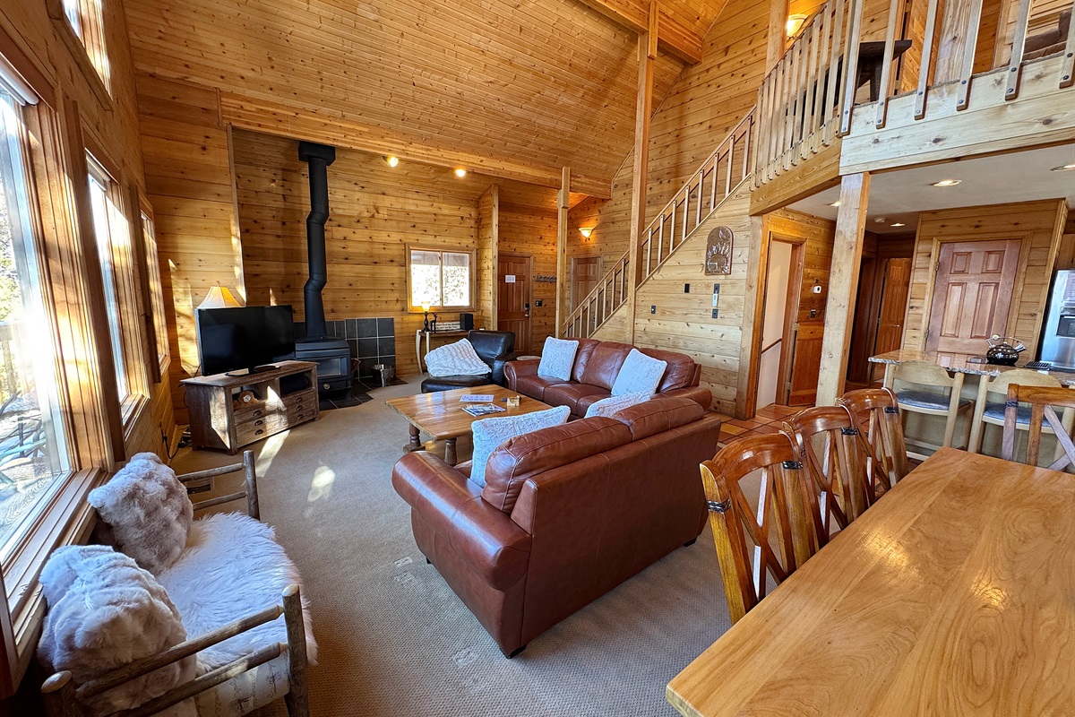 Main living area with a lot of comfortable seating