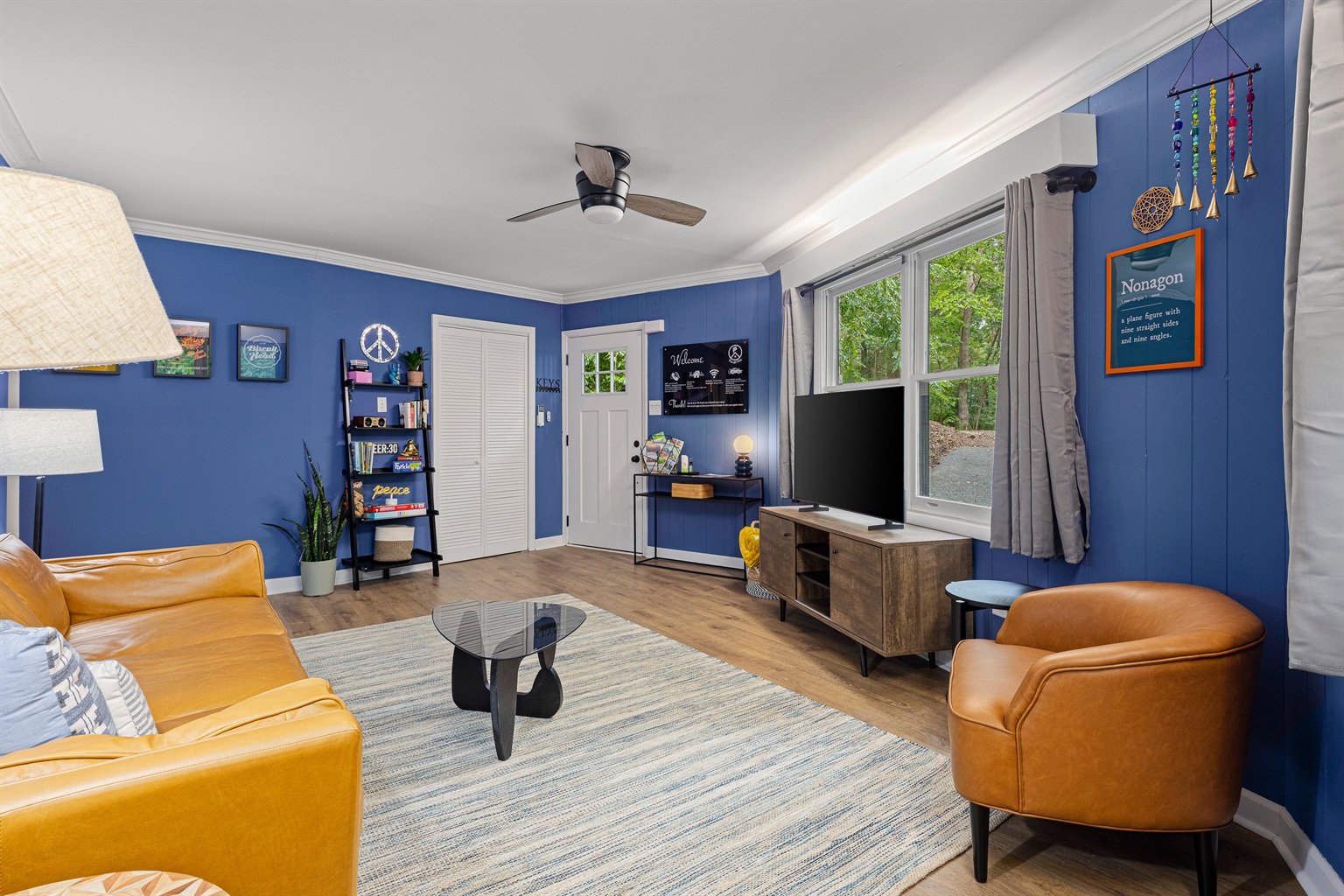 Play a game, stream your favorite shows, or unwind with a book.