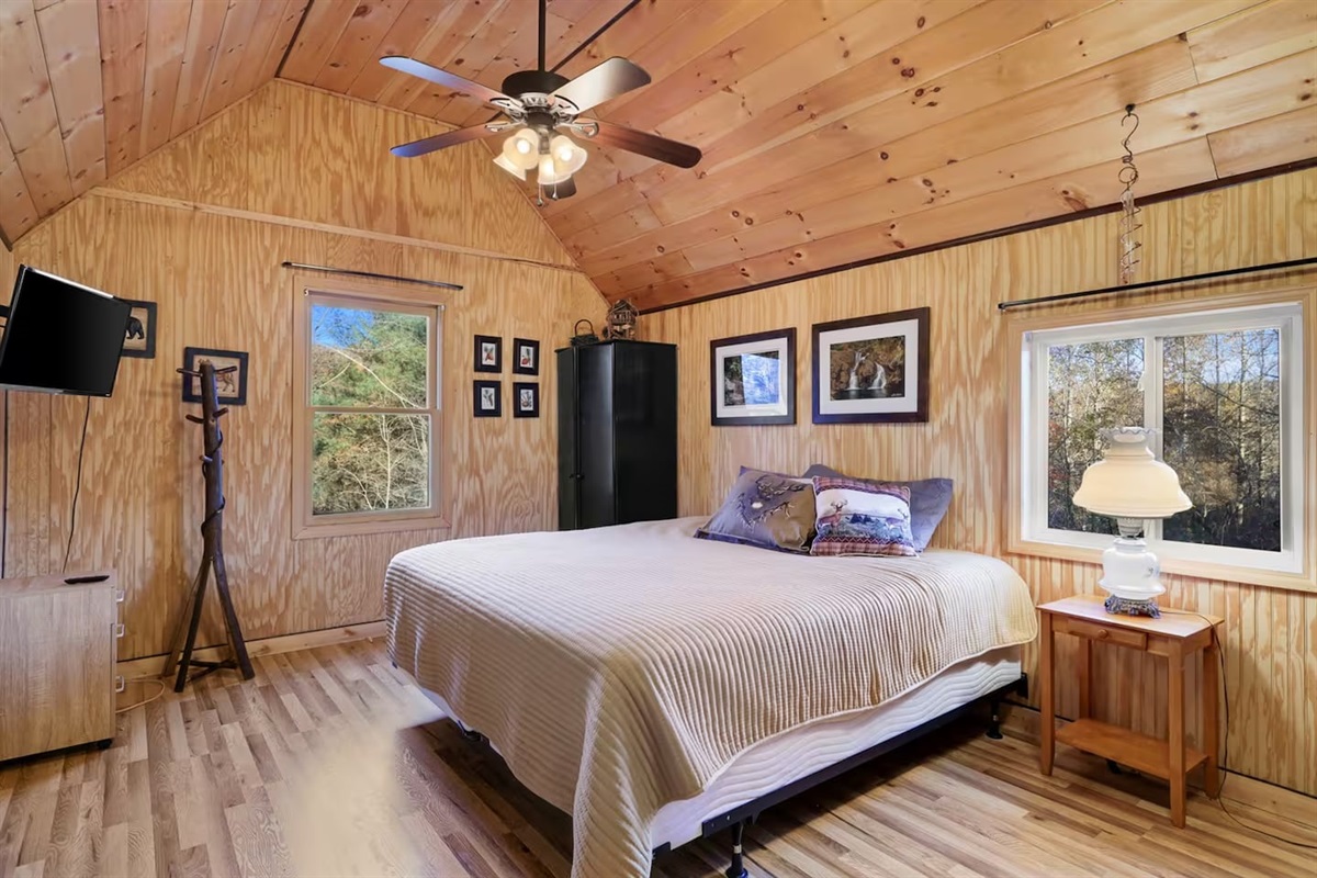 Bedroom #2 with king bed