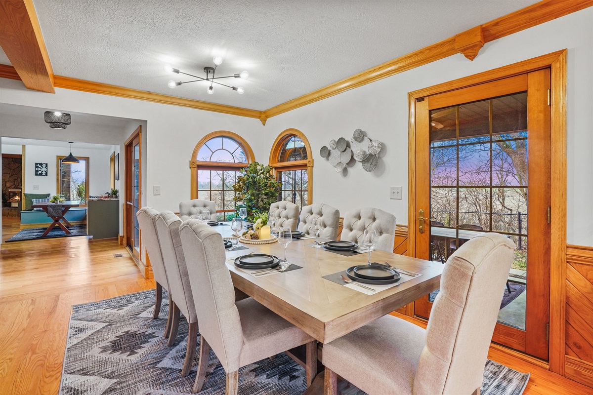 Savor the moment with loved ones in our dining space, comes with a side of breathtaking sunset views. 🌅🍽️ #SunsetDining