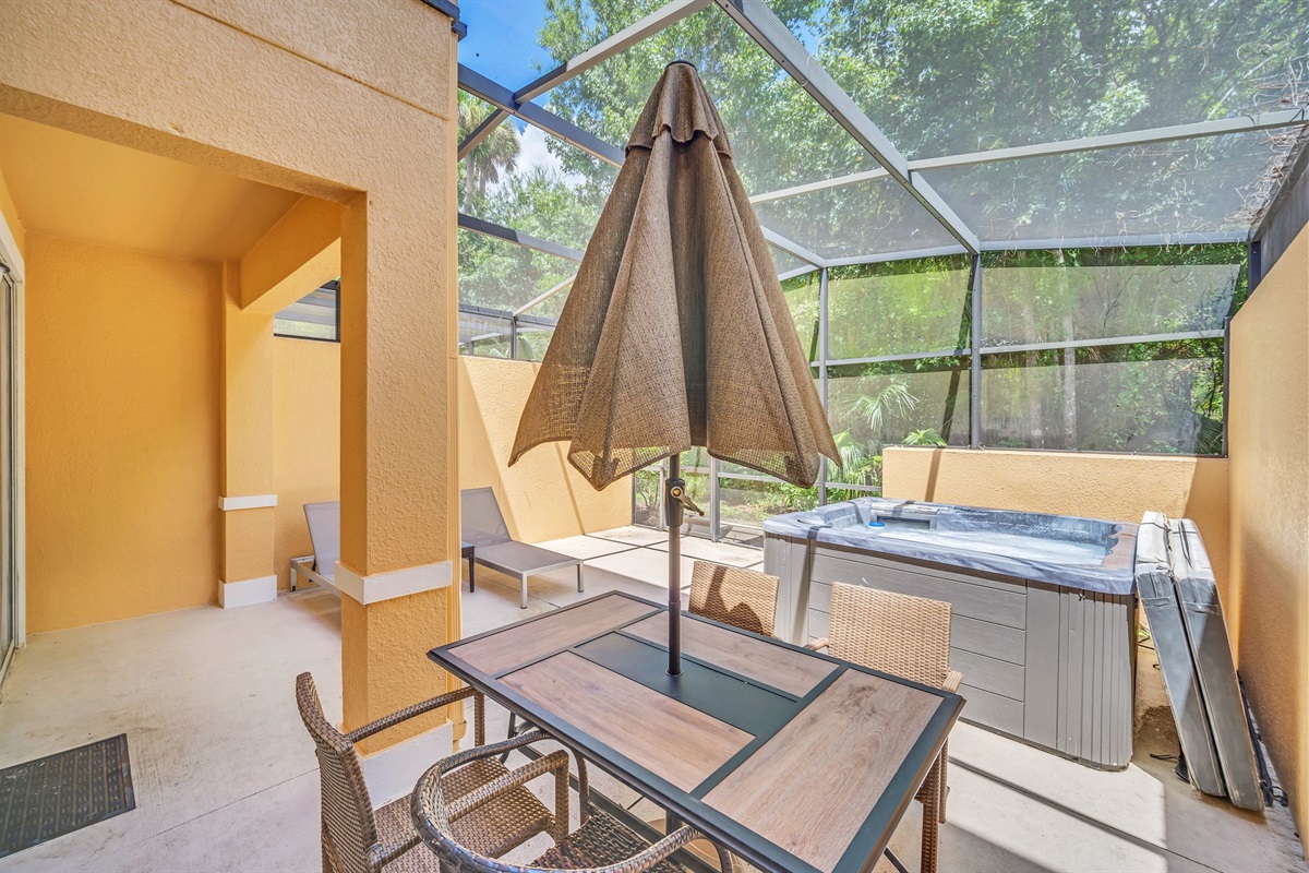 Dine, sun or just relax in your back lanai.