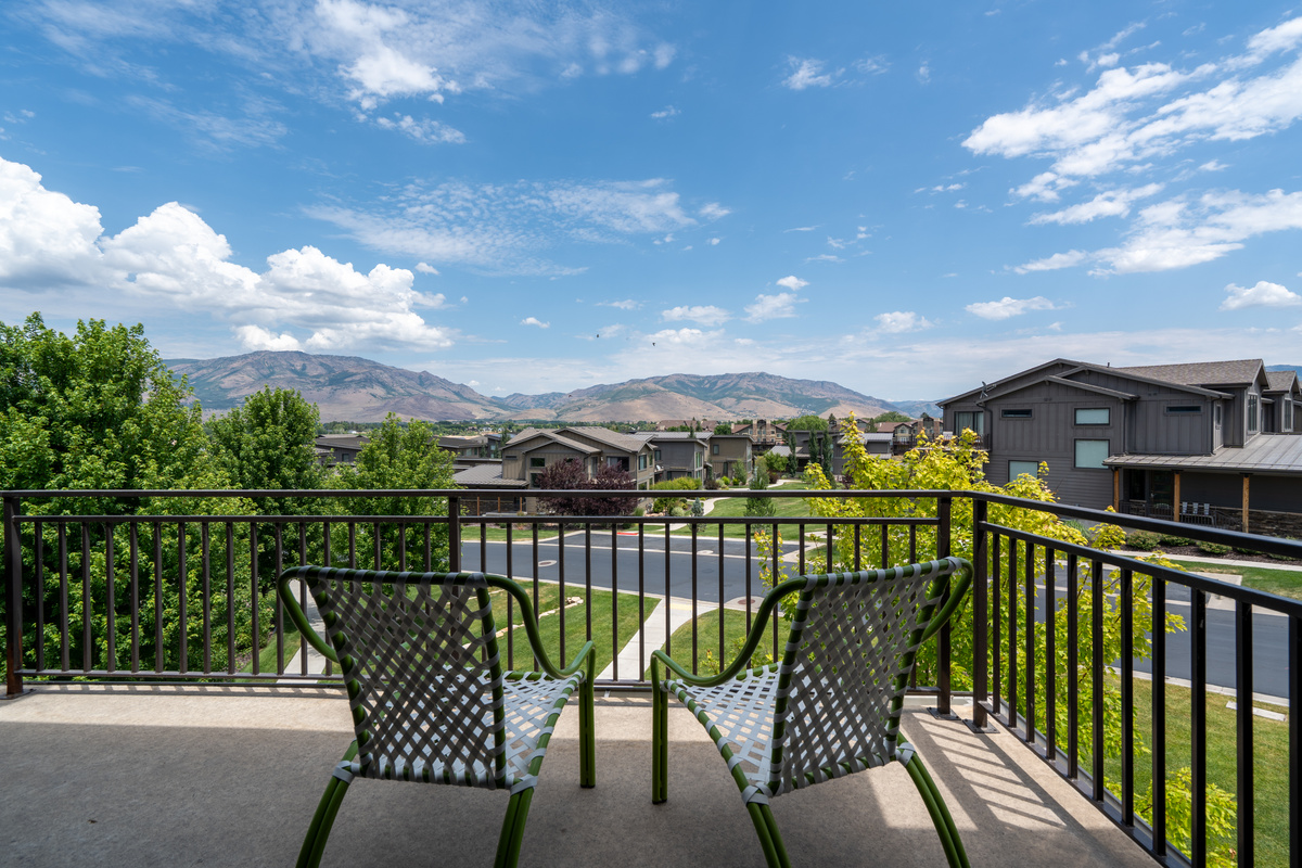 Private balcony off the primary bedroom—ideal for morning coffee.