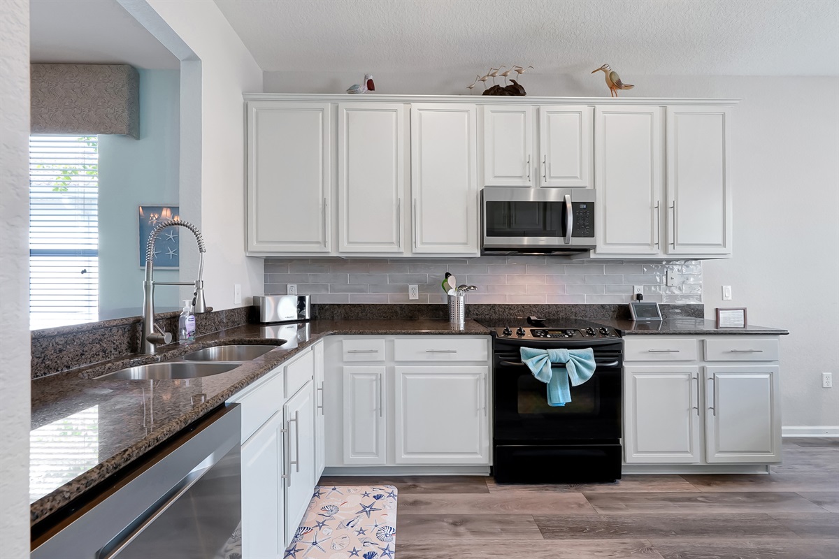 Kitchen is well equipped