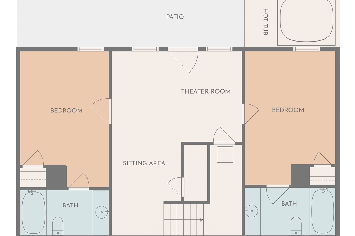 Bottom floor plan