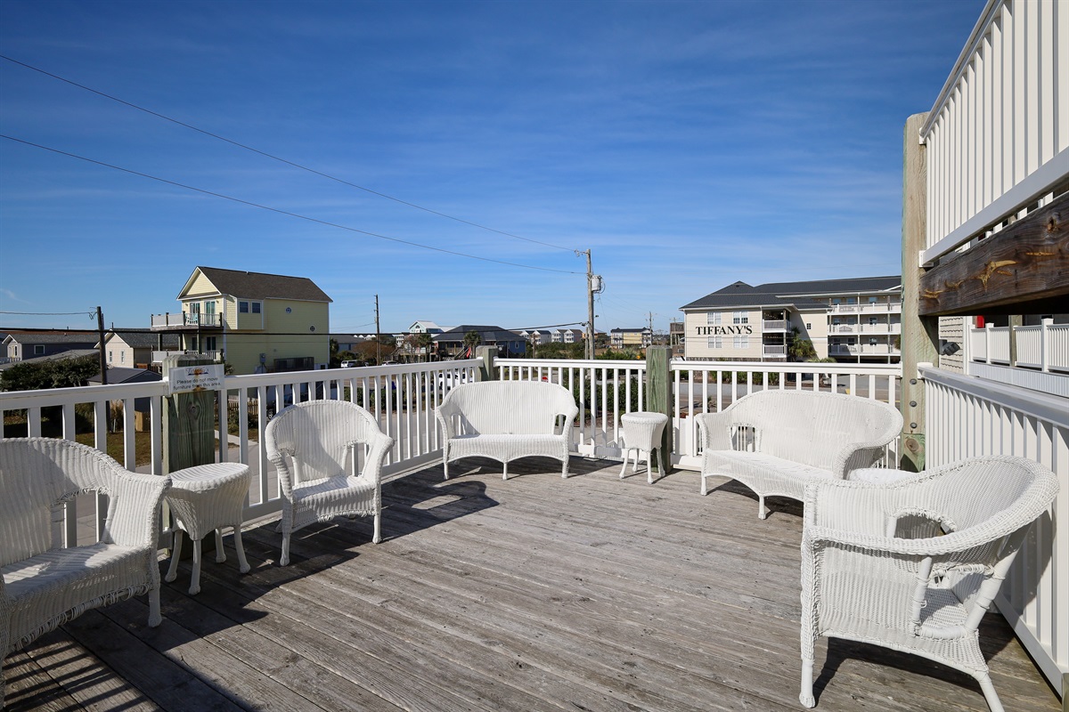 Outdoor seating area