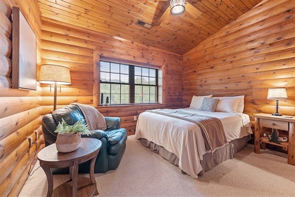 Upstairs queen bedroom