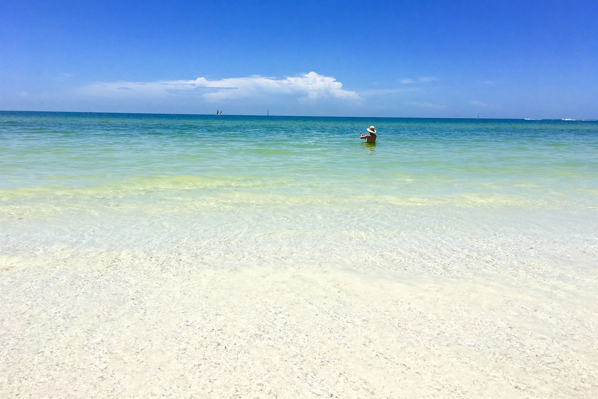 Picture was taken on beach directly in front of our condo building