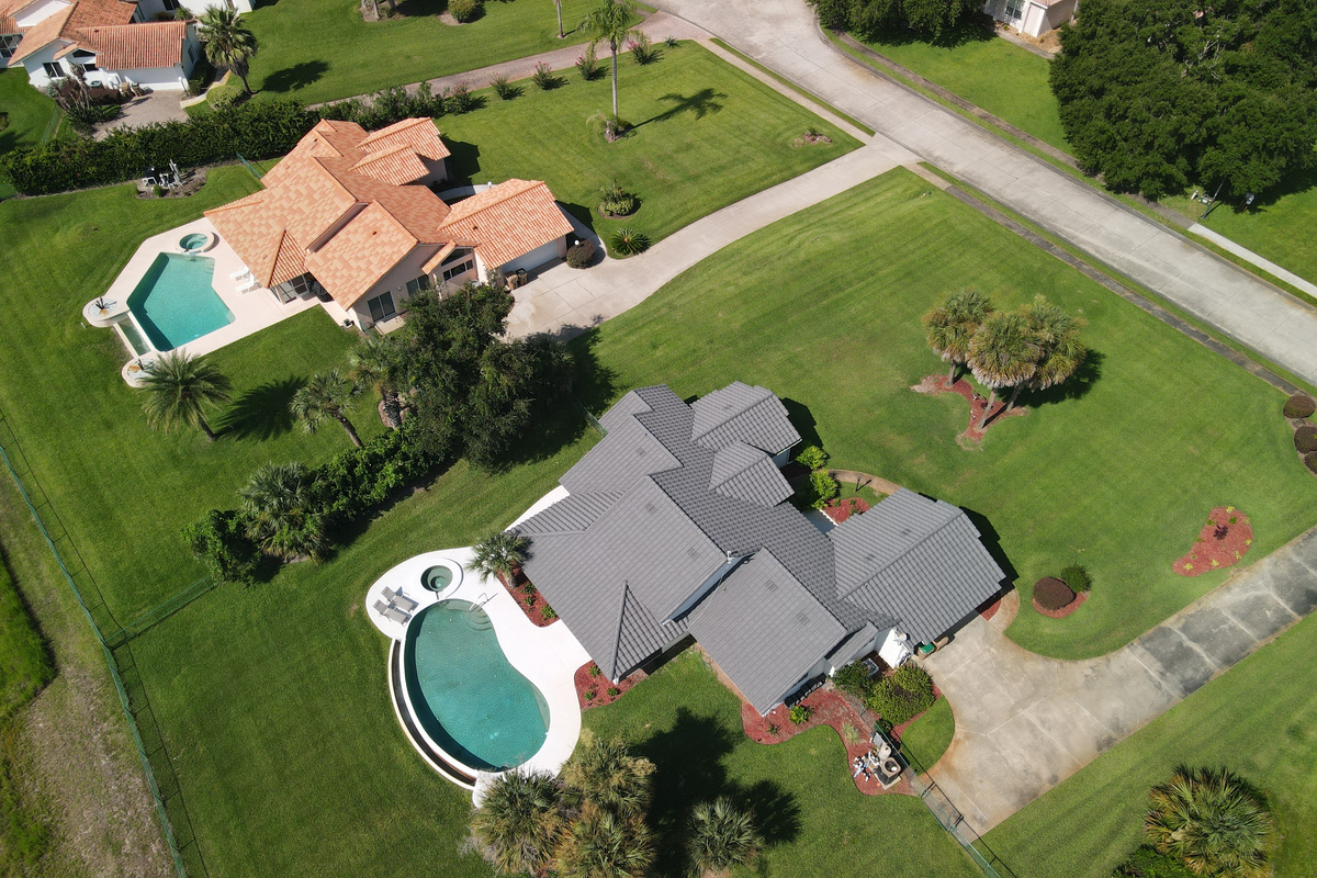Top Drone view