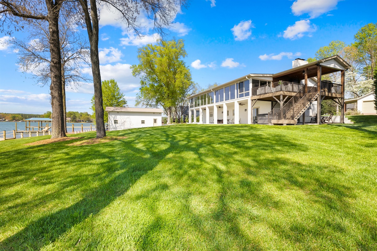 Plenty of room to relax, play, and enjoy the outdoors.