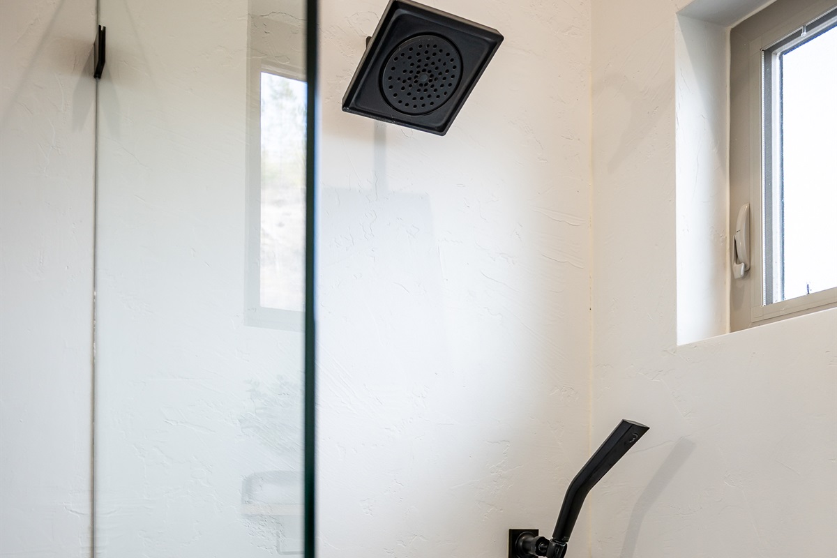 Large walk-in shower