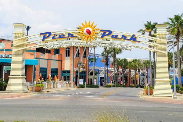 Pier Park shopping and dining. Local-area attraction or activity; off-property and not included with your stay.