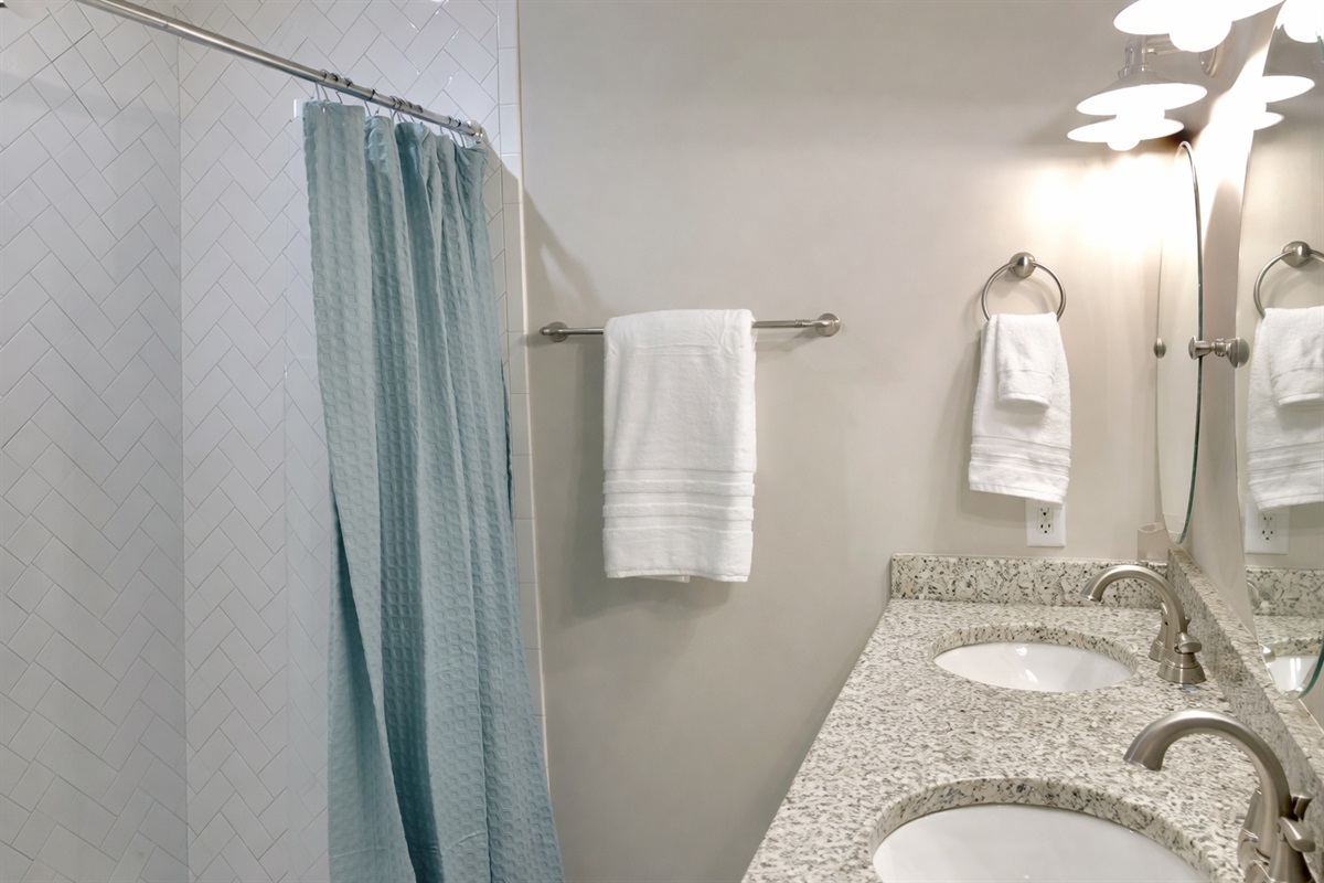 Primary Ensuite, Shower, Double Sinks