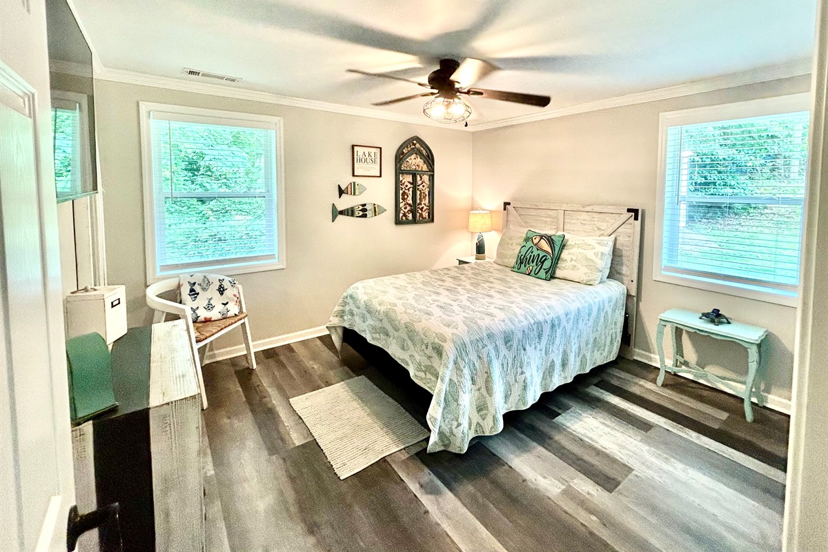 Bedroom #2 with a queen bed