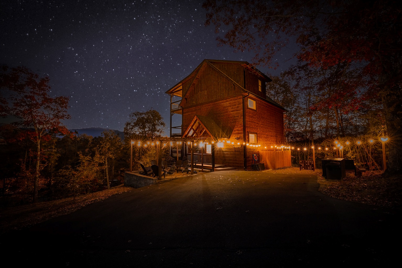 Welcome to Moonshine Mountain — your private 3-story Smoky Mountain getaway under the stars.
