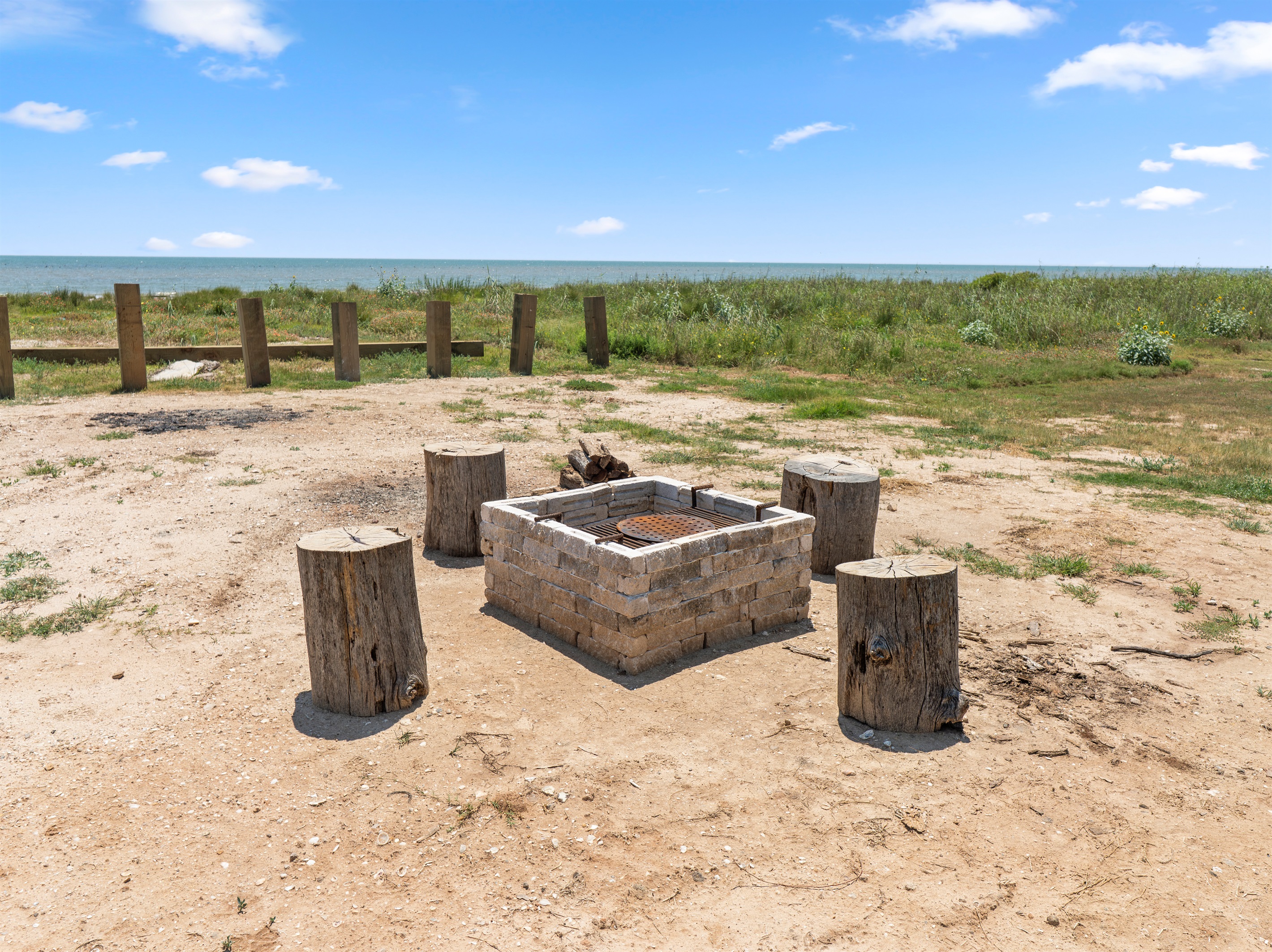 Fire pit area