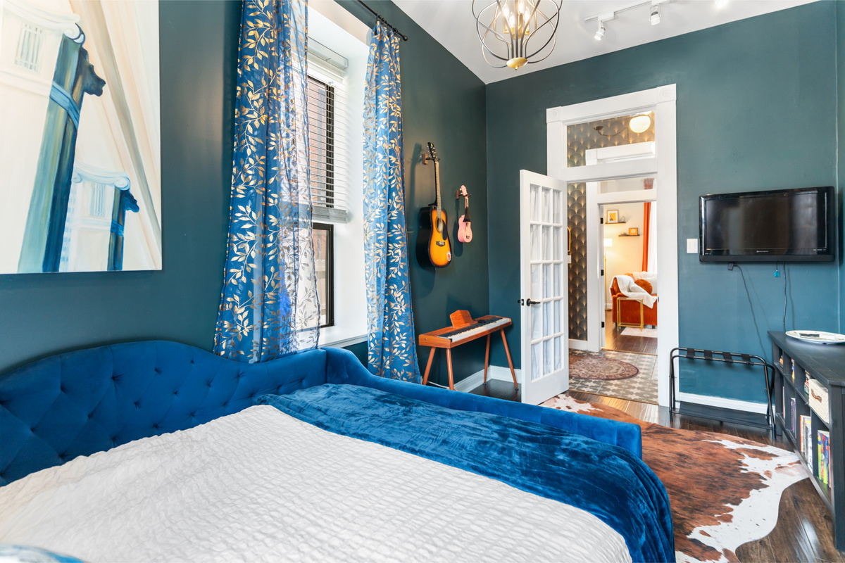 Your own colorful retreat when you&rsquo;re ready to call it a night.