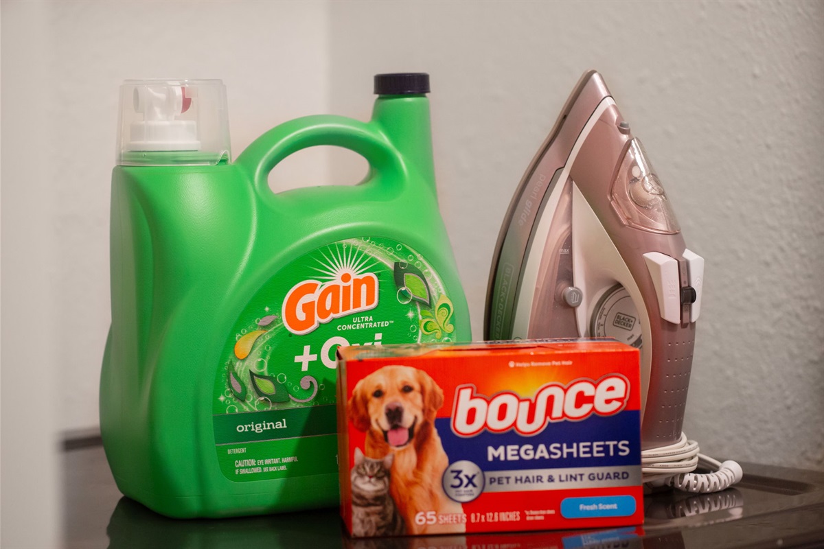 Complimentary laundry detergent provided – one less thing to buy or pack