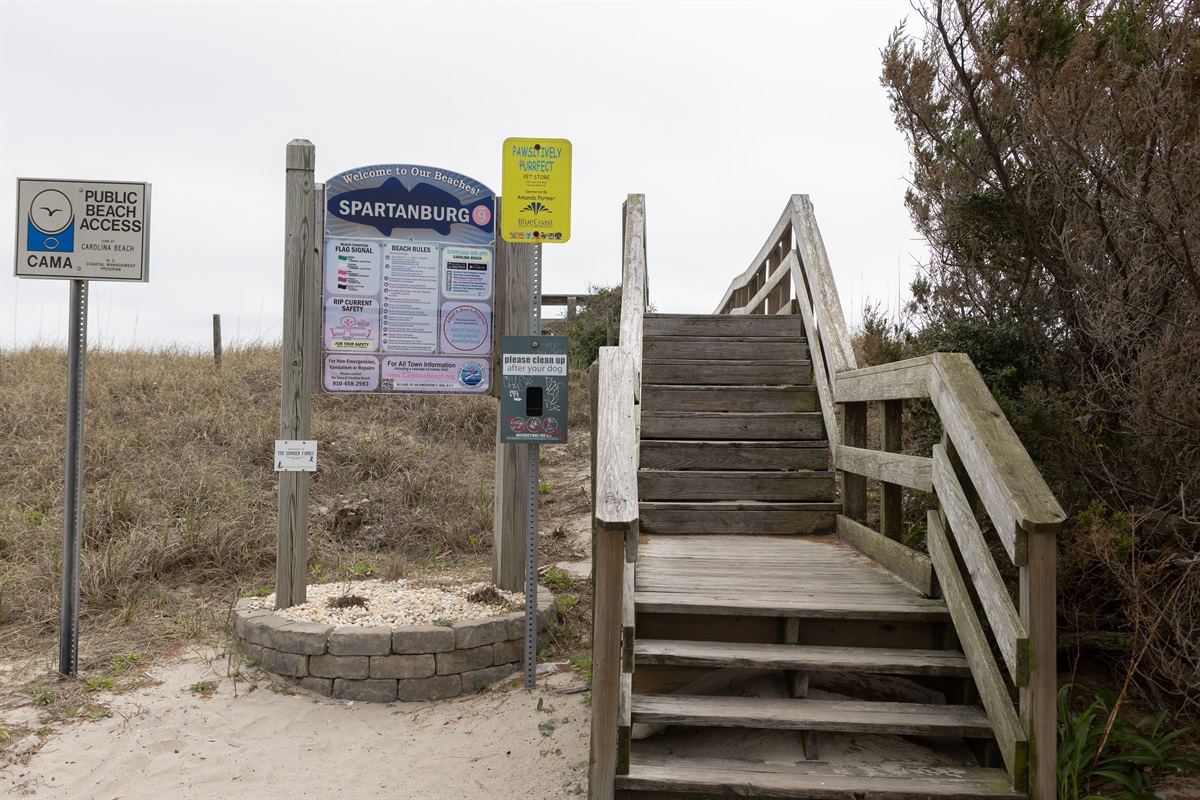 0.2 miles to Spartanburg Public Beach Access