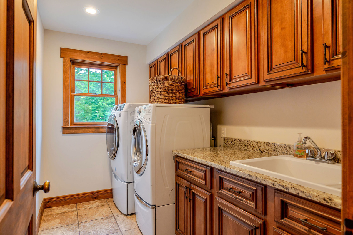 Laundry Room with plenty of space for your convenience. 